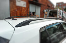 Volkswagen Golf 7/E-Golf 2012-2020 гг. Рейлинги OmsaLine Solid (2 шт, черные) фото 2