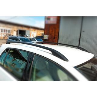 Рейлинги OmsaLine Solid (2 шт, черные) Volkswagen Golf 7/E-Golf 2012-2020 гг. фото 1
