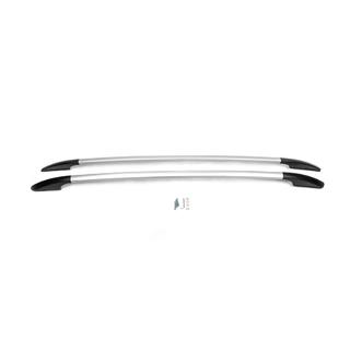 Рейлинги OmsaLine Solid (2 шт, серые) Ford Kuga/Escape 2013-2019 гг. фото 3