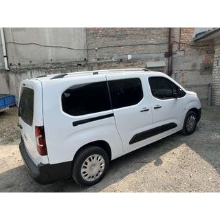 Рейлинги OmsaLine Solid (2 шт, серые) Peugeot Partner/Rifter 2019- гг. фото 2