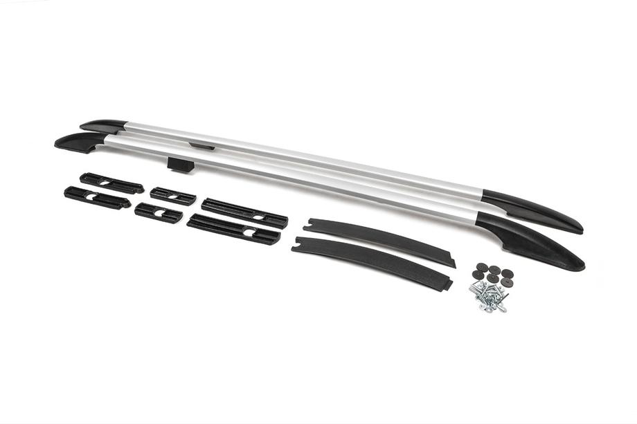 Ford Connect 2014-2021 гг. Рейлинги OmsaLine Solid (2 шт, серые) Image
