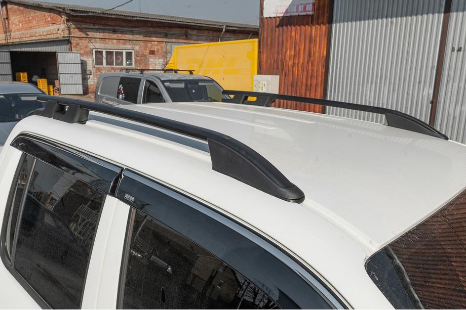 Volkswagen Amarok 2010-2022 гг. Рейлинги OmsaLine Sport (2 шт, черные) Фото 1