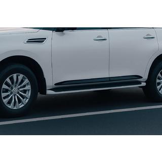 Дверные молдинги (4 шт, черные) Nissan Armada 2016-2024 гг. фото 1