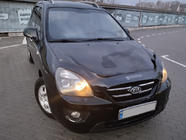 Kia Carens 1999-2012 гг. Дефлектор капота 2006-2012 (VIP) фото 3
