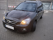Kia Carens 1999-2012 гг. Дефлектор капота 2006-2012 (VIP) фото 4