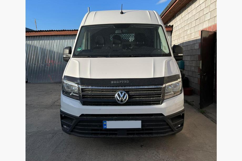 Volkswagen Crafter 2016- гг. Дефлектор капота (VIP) Image