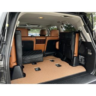 Коврик багажника 2 шт (EVA, 7 мест, кирпичный) Lexus LX570/450d 2008-2022 гг. фото 2