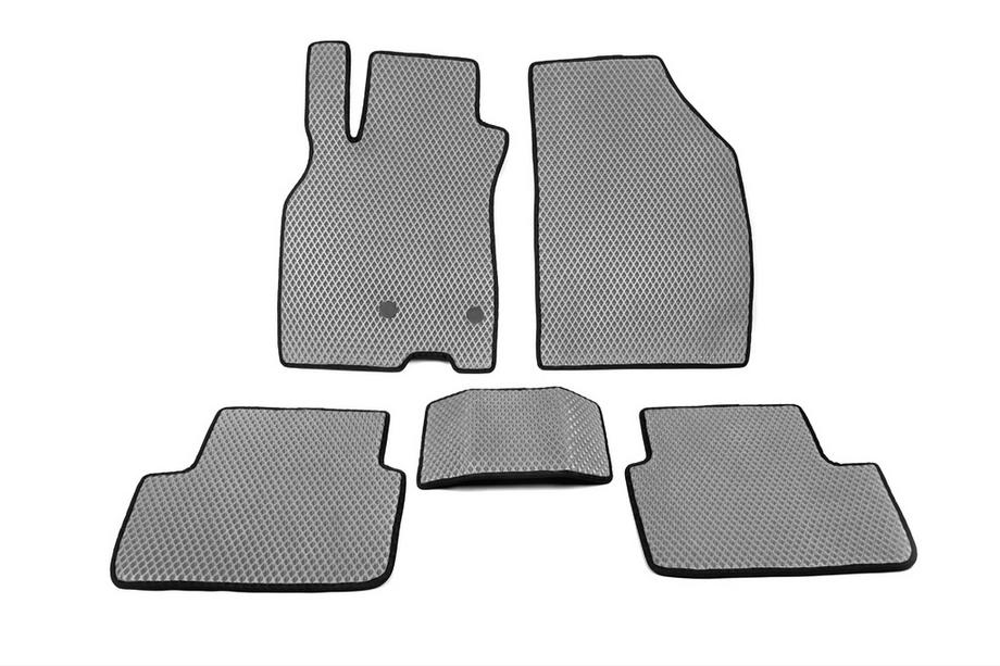 Renault Fluence 2009-2016 гг. Коврики EVA (Серые) Image