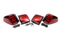 Nissan Patrol Y62 2010-2024 гг. Задние LED Фонари (RED-Sequential) фото 3
