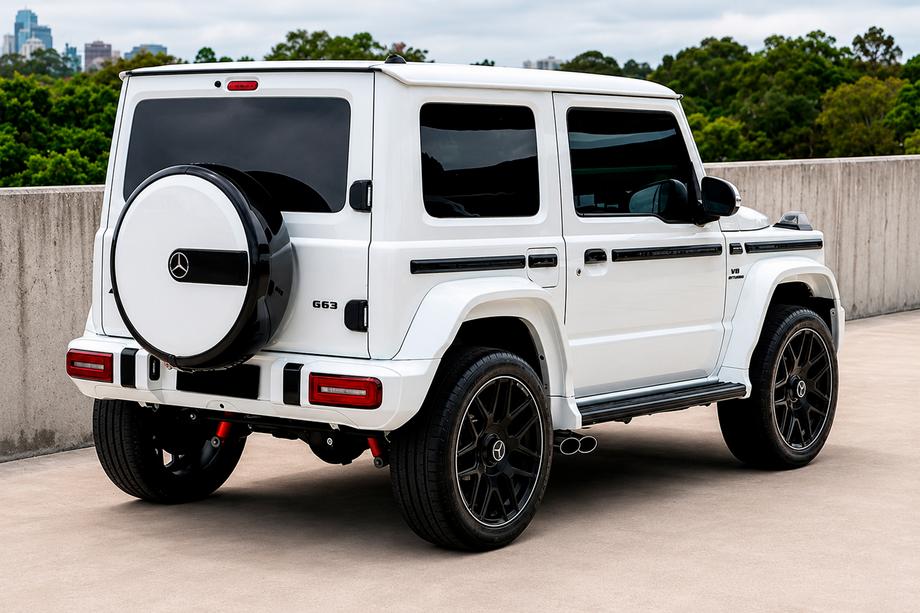 Suzuki Jimny 2018- гг. Комплект обвеса G-class-design G63 3-дверный автомобиль Фото 3