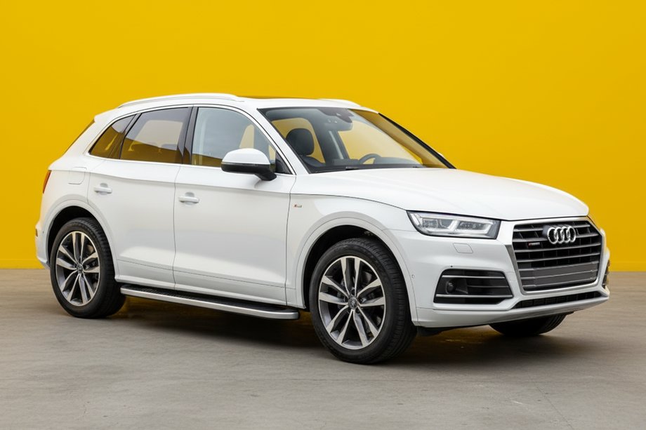 Audi Q5 2017-2025 гг. Боковые Подножки Tayga Grey (2 шт., Алюминий) Image