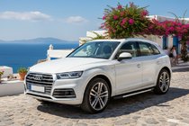 Audi Q5 2017-2025 гг. Боковые Подножки Duru (2 шт., Алюминий) фото 1