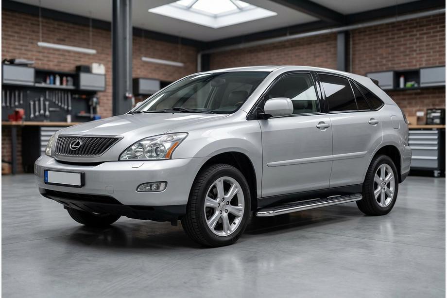 Lexus RX 2003-2009 гг. Боковые Подножки Maydos V1 (2 шт., Алюминий) Image