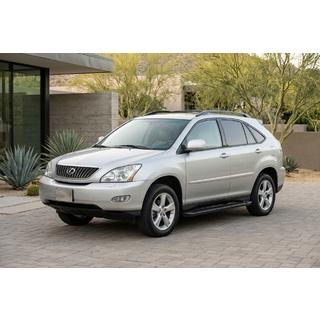Боковые Подножки Allmond Black (2 шт., Алюминий) Lexus RX 2003-2009 гг. фото 1