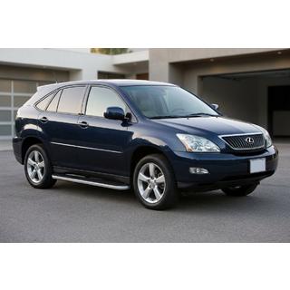 Боковые Подножки Tayga Grey (2 шт., Алюминий) Lexus RX 2003-2009 гг. фото 1
