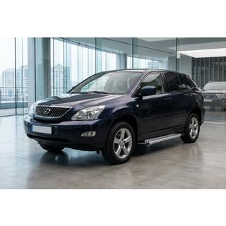 Боковые Подножки Vision New Grey (2 шт., Алюминий) Lexus RX 2003-2009 гг. фото 1