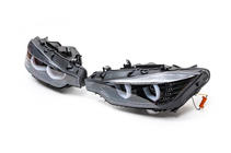 BMW 3 серия F30/F31 2012-2019 гг. Передние фары Xenon с LED габаритами 2012-2015 (2 шт) Черный фото 5