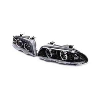 Передние фары 1998-2001 (2 шт, LED) BMW 3 серия E46 1998-2006 гг. фото 1