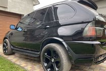 BMW X5 E53 1999–2006 гг. Боковые Подножки Bosphorus Black (2 шт, Алюминий) фото 1