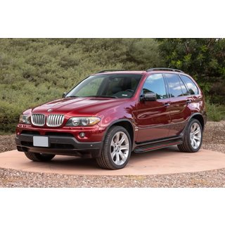 Боковые Подножки Maya Red (2 шт, алюминий) BMW X5 E53 1999–2006 гг. фото 1