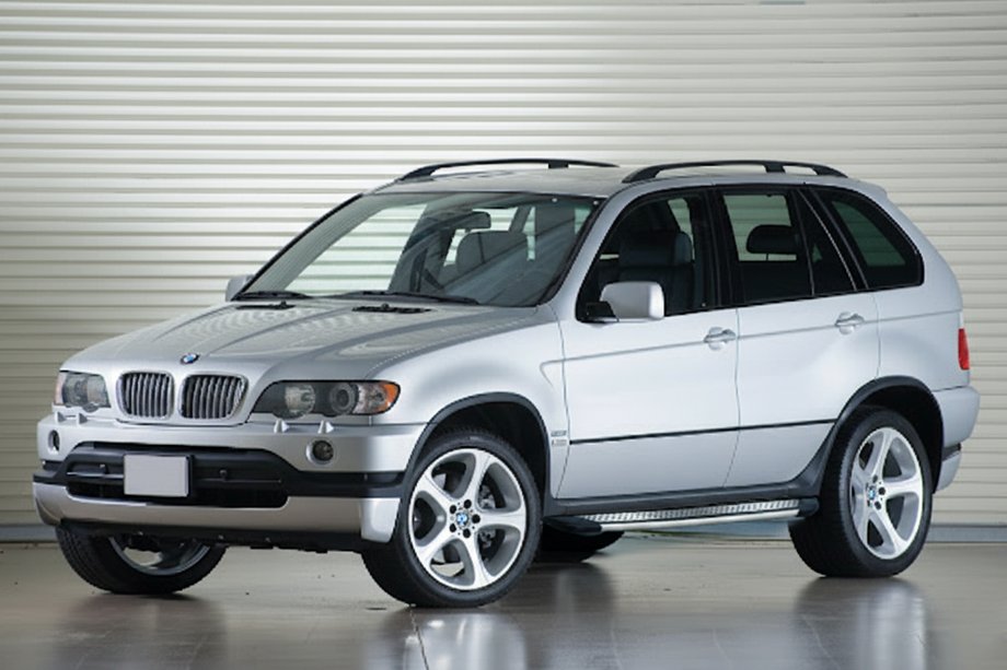 BMW X5 E53 1999–2006 гг. Боковые Подножки Maydos V2 (2 шт, Алюминий) Image
