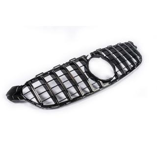 Передняя решетка Panamericana GT (для оригинального C63 AMG) Mercedes C-сlass W205 2014-2021 гг. фото 4