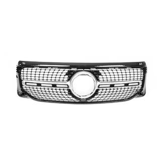Передняя решетка Diamond Silver (для Base 2019-2023) Mercedes GLB X247 2019- гг. фото 2