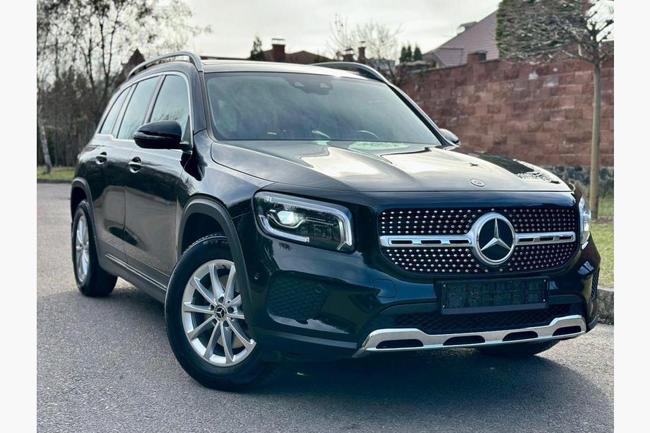 Mercedes GLB X247 2019- гг. Передняя решетка Diamond Silver (для Base 2019-2023) Без места под камеру Фото 4