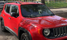 Jeep Renegade 2014- гг. Рейлинги Skyport (черный мат) фото 1