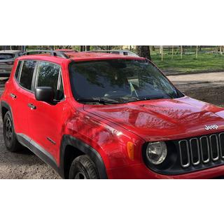 Рейлинги Skyport (черный мат) Jeep Renegade 2014- гг. фото 1