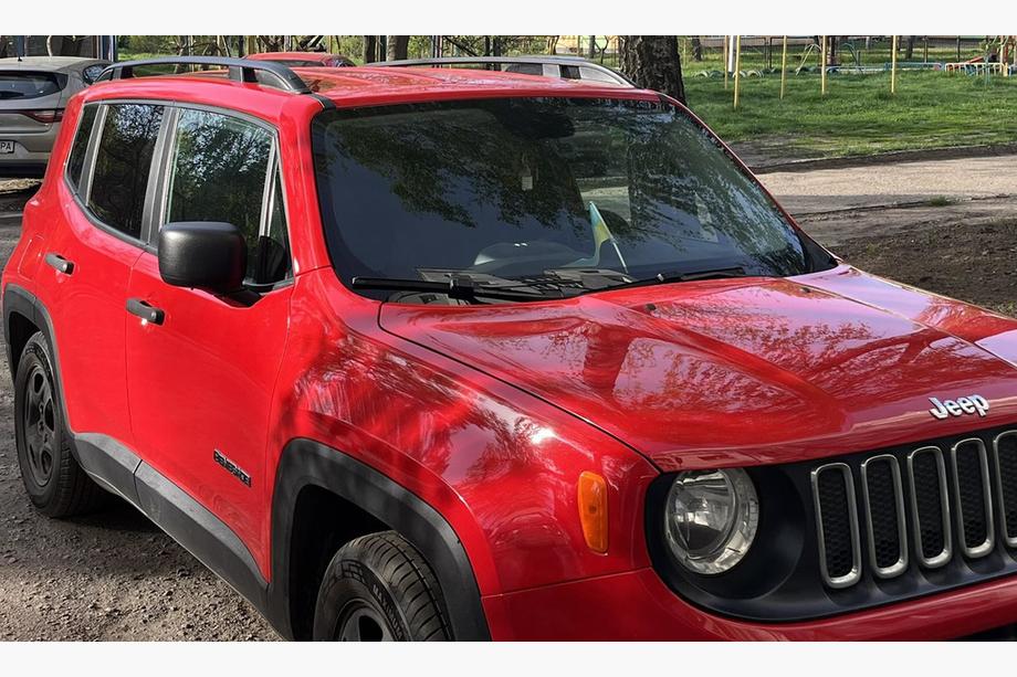 Jeep Renegade 2014- гг. Рейлинги Skyport (черный мат) Image