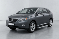 Lexus RX 2009-2015 гг. Боковые Подножки Maya V1 (2 шт, Алюминий) фото 1