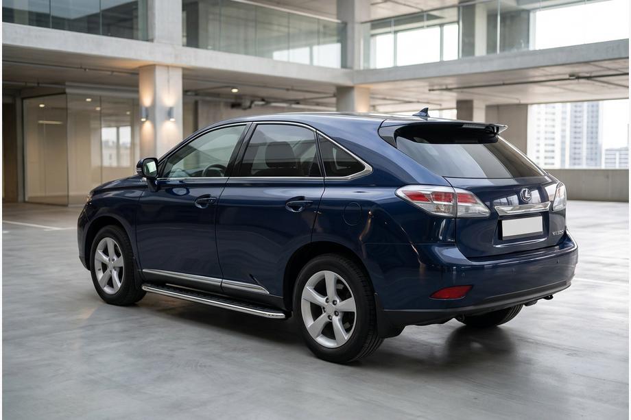 Lexus RX 2009-2015 гг. Боковые Подножки Maydos V1 (2 шт, Алюминий) Image
