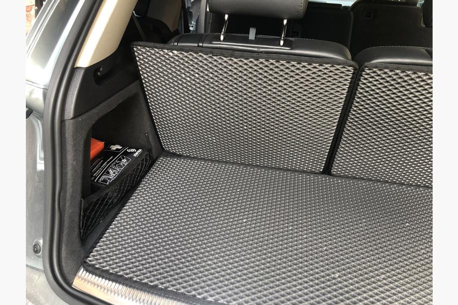 Audi Q7 2005-2015 гг. Коврик багажника 3 части (EVA, Черный) (7 мест) Фото 4