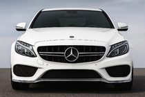 Mercedes C-class W205 2014-2021 гг. Передняя решетка C63-design (для Avantgarde/AMG-Line/C43 AMG) фото 2