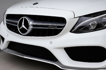 Mercedes C-class W205 2014-2021 гг. Передняя решетка C63-design (для Avantgarde/AMG-Line/C43 AMG) фото 1