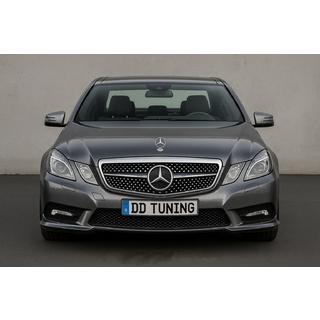 Передняя решетка радиатора Diamond Silver (2009-2012) Mercedes E-сlass W212 2009-2016 гг. фото 1