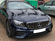 Mercedes E-class W213 2016-2023 гг. Передняя решетка Panamericana GT (AMG Line, 2020-2023) С местом под камеру фото 3