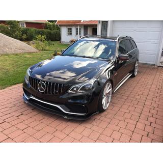Передняя решетка GT Panamericana для E63 AMG 2013-2016 Mercedes E-сlass W212 2009-2016 гг. фото 1