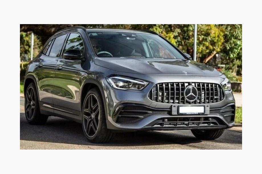 Mercedes GLA H247 2020- гг. Передняя решетка Panamericana GT (для AMG Line) Без места под камеру Image