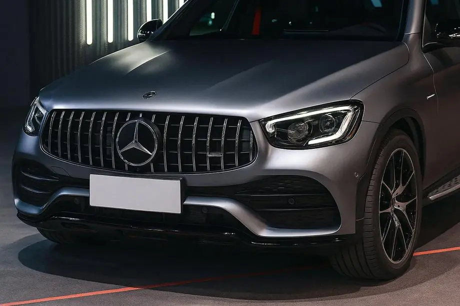 Mercedes GLC coupe C253 2016-2023 гг. Передняя решетка GT Panamericana (для GLC 43 AMG/GLC 63 AMG/AMG-Line 2019-2022) Image