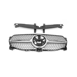 Передняя решётка Diamond Silver (для Base 2018-2023) Mercedes GLE W167 2018- гг. фото 1