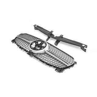 Передняя решётка Diamond Silver (для Base 2018-2023) Mercedes GLE W167 2018- гг. фото 3