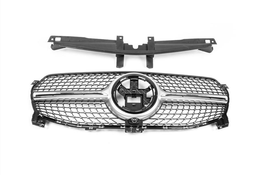 Mercedes GLE W167 2018- гг. Передняя решётка Diamond Silver (для Base 2018-2023) Image