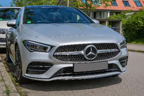 Mercedes CLA C118 2019- гг. Передняя решетка Diamond Silver (для 2019-2022) фото 1