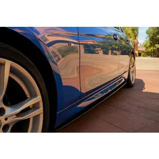 Накладки на пороги EuroCap (для порогов M-Sport, черный глянец) BMW 3 серия F30/F31 2012-2019 гг. фото 3