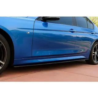 Накладки на пороги EuroCap (для порогов M-Sport, черный глянец) BMW 3 серия F30/F31 2012-2019 гг. фото 1