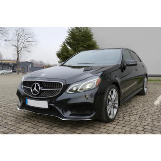 Передняя решетка Diamond Silver (для Avantgarde и AMG-Line, 2013-2016) Mercedes E-сlass W212 2009-2016 гг. фото 3