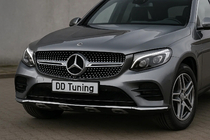 Mercedes GLC X253 2015-2022 гг. Передняя решетка Diamond Silver (2015-2019) Без места под камеру фото 1