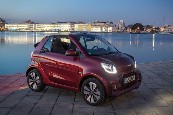 Обзор электрического кабриолета Smart EQ fortwo cabrio
